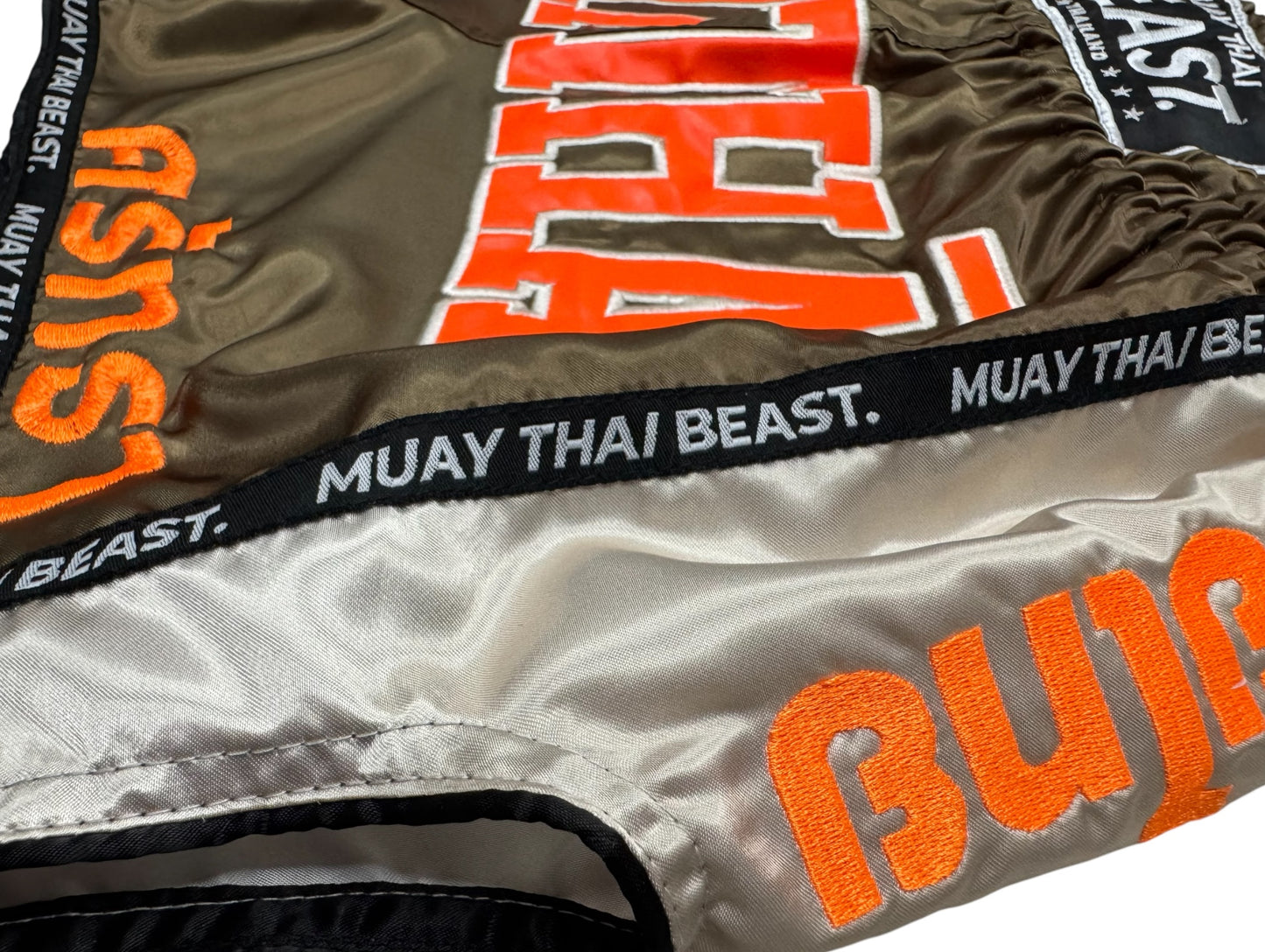 Muay Thai Shorts - Faith Over Fear - "Sahara"