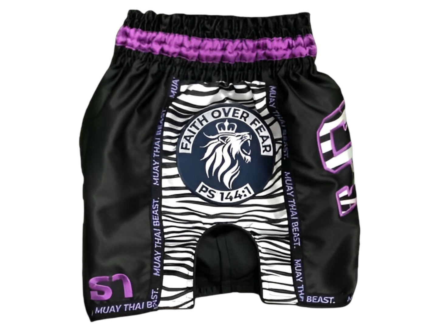 Muay Thai Shorts - Faith Over Fear - "Safari"