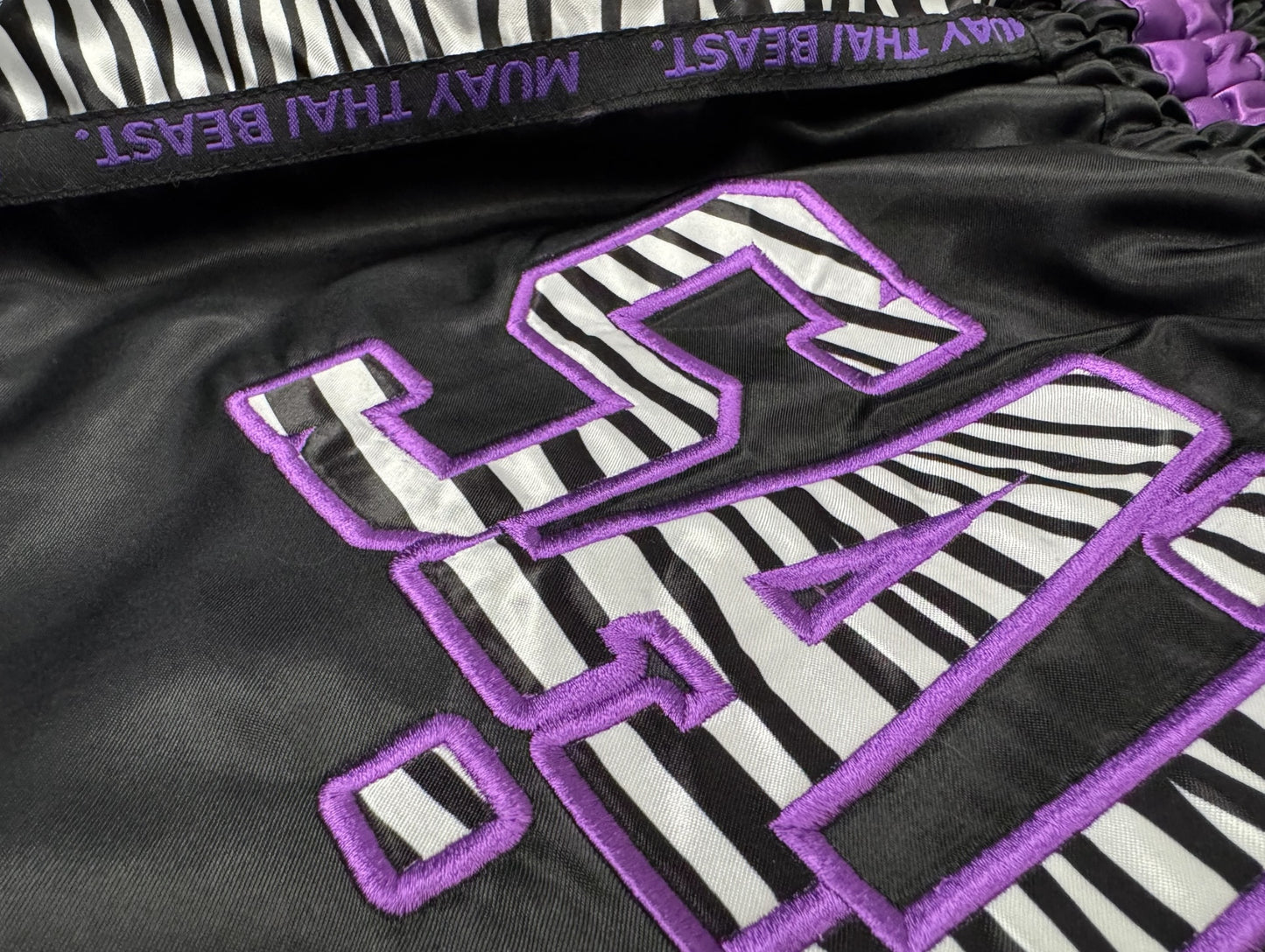 Muay Thai Shorts - Faith Over Fear - "Safari"