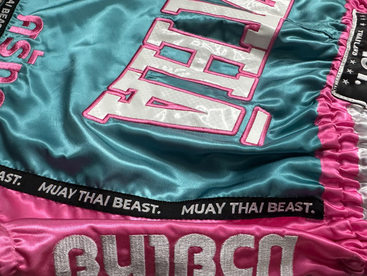 Muay Thai Shorts - Faith Over Fear- "Miami"