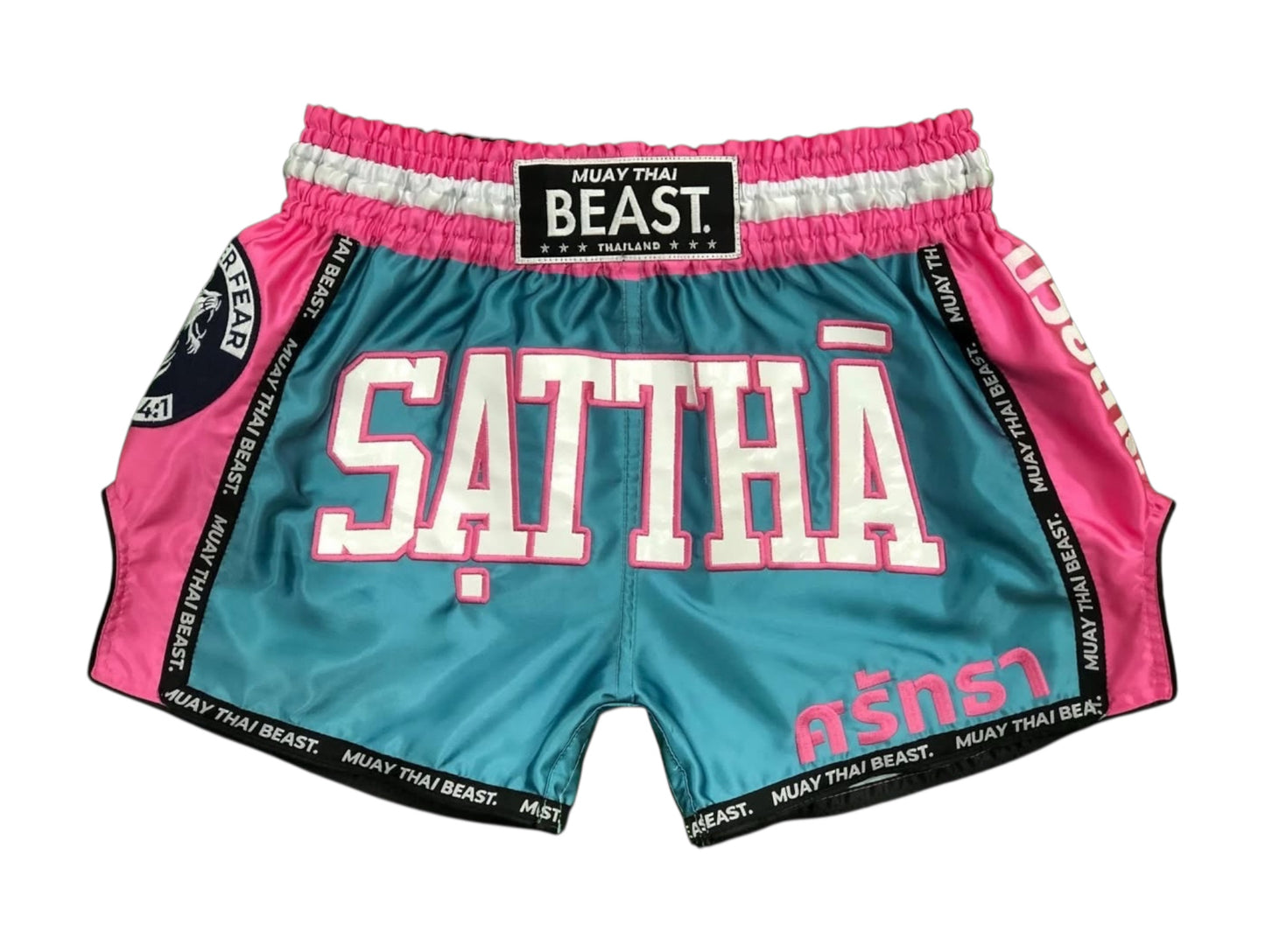 Muay Thai Shorts - Faith Over Fear- "Miami"