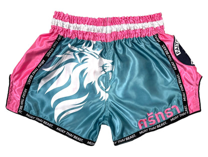 Muay Thai Shorts - Faith Over Fear- "Miami"