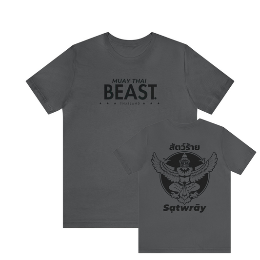 Muay Thai Beast "Classic" T-Shirt - Grey/Black
