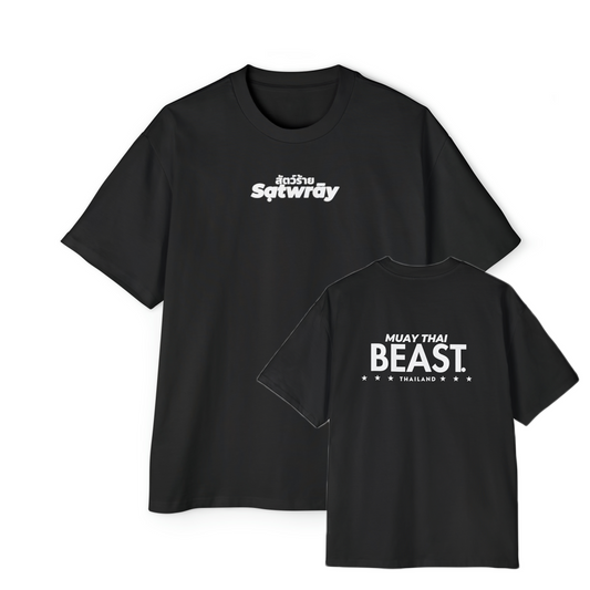 Muay Thai Beast "Sạtwrāy" Oversized - Black