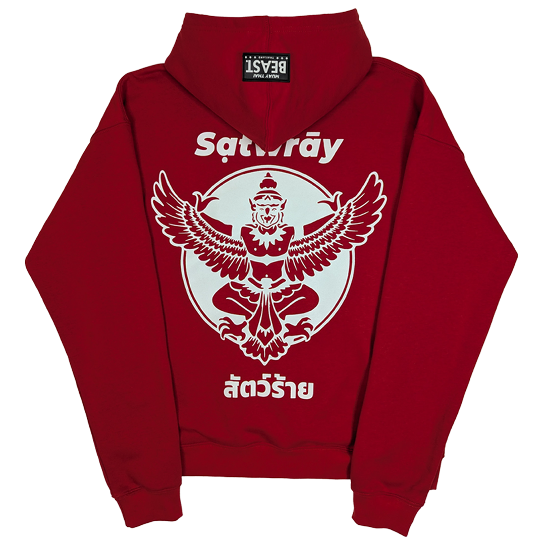 Oversized Hoodie Red